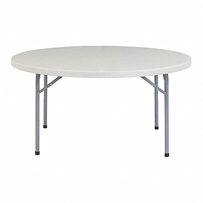NATIONAL PUBLIC SEATING BT60R Fldg Tbl Round Polypropylene 60 Dia