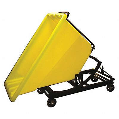 GRAINGER SD58CASTERYELLOW F1970 Self Dumping Hopper Yellow 750 lb