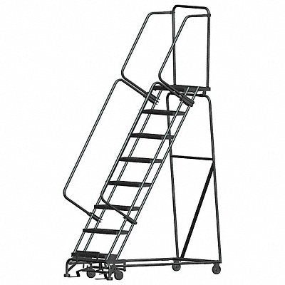 BALLYMORE WA083214X Lockstep Rolling Ladder Steel 80 In.H