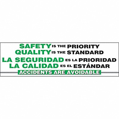 ACCUFORM SBMBR897 Safety Banner 28in x 96in Poly Sheeting