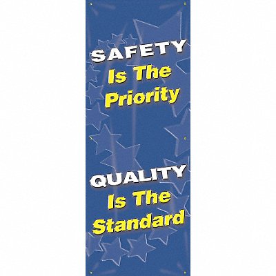 ACCUFORM MBR625 Safety Banner 74in x 28in Poly Sheeting