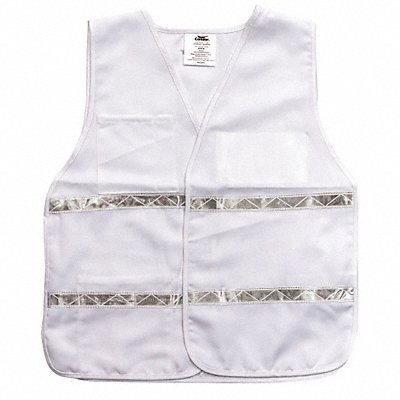 CONDOR 8RHF7 E4207 Safety Vest White Legend Insert Univsl