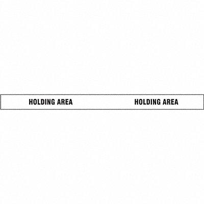 GRAINGER 8RHM9 Floor Tape Black/White 2 inx180 ft Roll