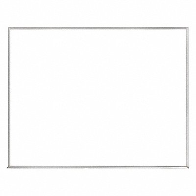 GHENT M2341 Dry Erase Brd Non-Mag. Melamine 46-1/2 W