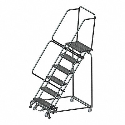 BALLYMORE WA063214X Lockstep Rolling Ladder Steel 60 In.H