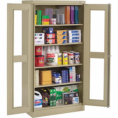 TENNSCO CVD7224SAND E4463 Storage Cabinet 72 x36 x24 Sand 4 Shelves