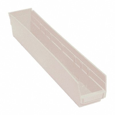 QUANTUM STORAGE SYSTEMS QSB105IV F0621 Shelf Bin Ivory Polypropylene 4 in