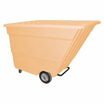 GRAINGER 22UTORANGE Tilt Truck Light-Duty 2-1/4 cu yd Orange