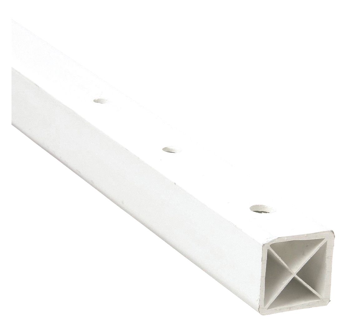 GRAINGER 8007821110 X Tube Uprights White 64 In Height