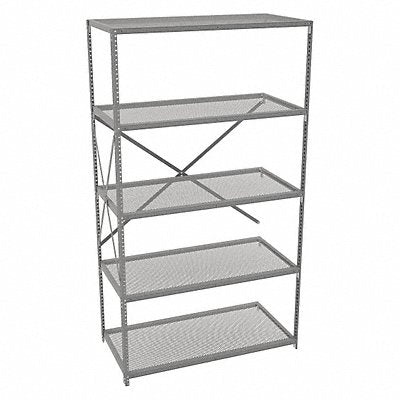 TENNSCO QO54824PAB Metal Shelving Cap 450 lb 24inx84inx48in
