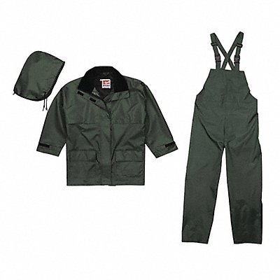 VIKING 2900GXL Rain Suit w/Jacket/Bib Unrated Green XL