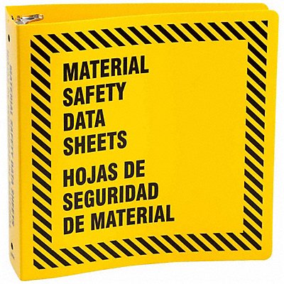 BRADY 48757Y Binder Bilingual 3-3/16 in D