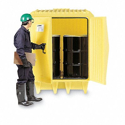 ENPAC 4000YE Coverd Drum Spll Containment Hut 64 in L
