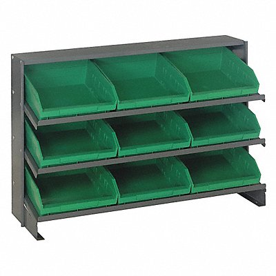 QUANTUM STORAGE SYSTEMS QPRHA109GN E1543 Bench Pick Rack 12x21x36in Green