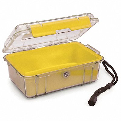 PELICAN 1050 Micro Case Yellow 7.50 x 5.06 x 3.12 In
