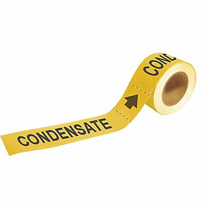 BRADY 73878 Pipe Marker Condensate 2in H 12in W
