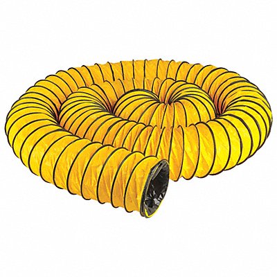 ECKO FDT30534010BB Vent Duct 12 In Dia x 33 ft Yellow