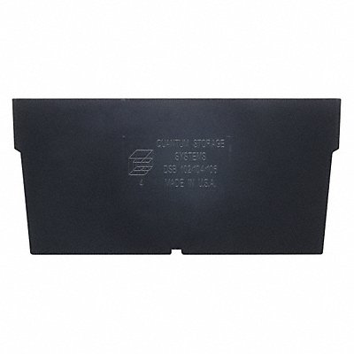 QUANTUM STORAGE SYSTEMS DSB102104106CO Divider 6 5/8 in Black 50 PK50