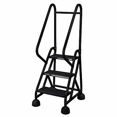 COTTERMAN ST301A2C7P5 F2128 Rolling Ladder Handrail Platform 27 In H