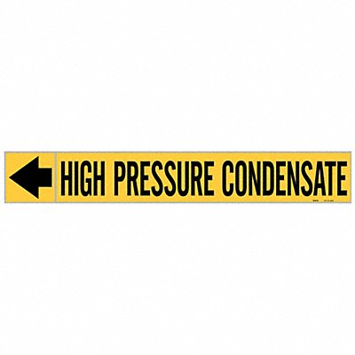 BRADY 20438 Pipe Marker High Pressure Condnsate