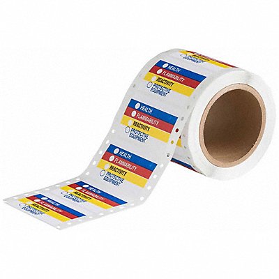 BRADY 99192 HMIG Label 3 in W 1-7/8 in H PK500