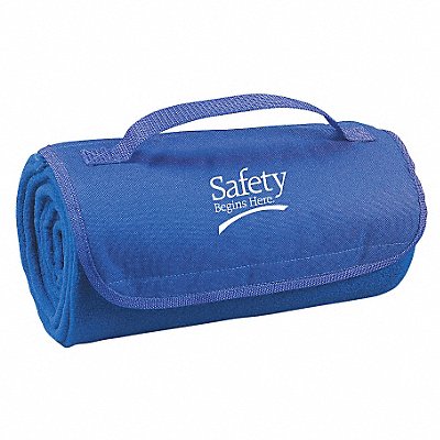 GRAINGER 8UR98 Blanket Safety Begins Here Royal Blue