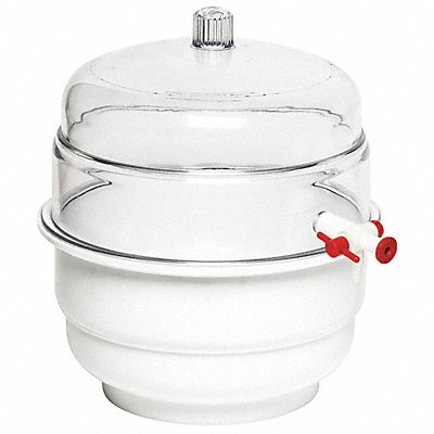 SP SCIENCEWARE F420250000 Space Saver Vacuum Desiccator 10-3/4 Dia