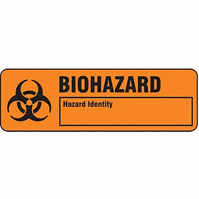 HARRIS LB132288 Warning Label 7/8inx2.875in Paper PK500