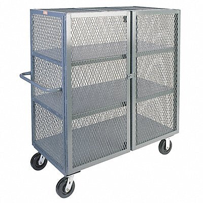 JAMCO VC260P600GP Mesh Security Cart 3000 lb 57 x24 x60