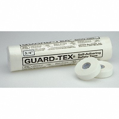GUARD-TEX 4100834 E1700 First Aid Tape 30yd 3/4 W White PK16
