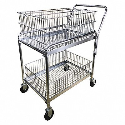 GRAINGER 8UYJ9 Mail Cart 33 L 20 W 37-1/2 H