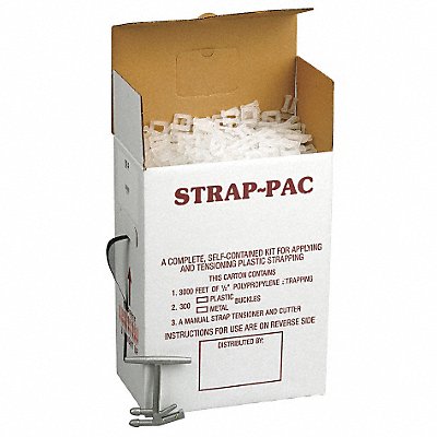 GRAINGER 8UZ35 Plastic Strapping Kit Standard 1/2