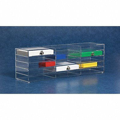 HEATHROW SCIENTIFIC HS159890B Slide Box Rack 711.2 x 170.18 x 228.6 mm
