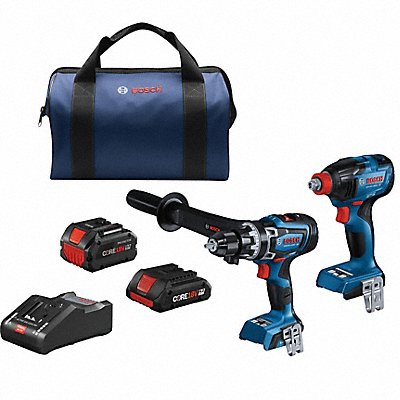 BOSCH GXL18V260B26 Combo Kit 2-Tool Drive Size 1/2 18V DC