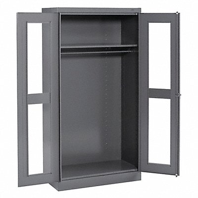 TENNSCO CVD1471MEDGREY Storage Cabinet 72 x36 x18 MdGry 1Shlv