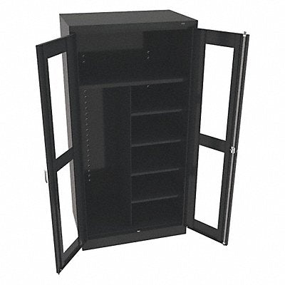 TENNSCO CVD7220BLACK Storage Cabinet 72 x36 x24 Black 5Shlv