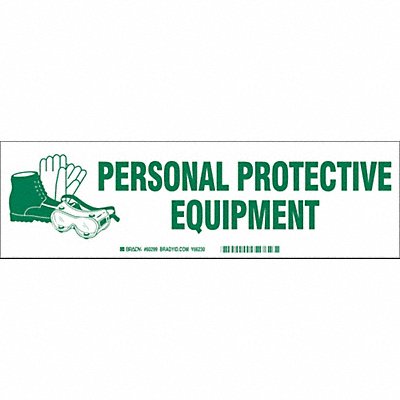 BRADY 60299 Label 3.5in x 12in Polyester