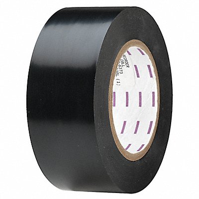 GRAINGER 8WU61 F0295 Floor Tape Black 2 inx180 ft Roll