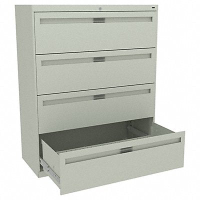 TENNSCO LPL4248L40LGHTGREY File Cabinet 42 in 4 Drawer Grey