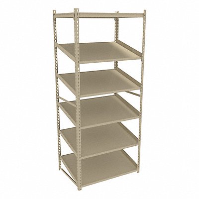 TENNSCO ZT73624S5 Boltless Shelving 24x84x36in Strtr