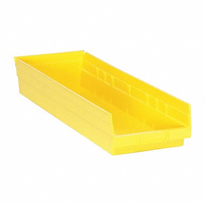 QUANTUM STORAGE SYSTEMS QSB114YL F0623 Shelf Bin Yellow Polypropylene 4 in