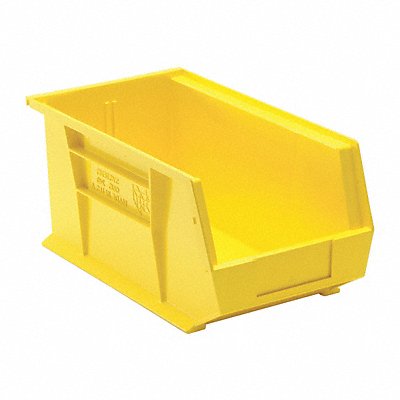 QUANTUM STORAGE SYSTEMS QUS240YL F0605 Hang and Stack Bin Yellow PP 7 in