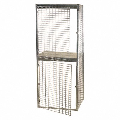 FOLDING GUARD TS23649AK3 Storage LockerAO 90 x36 x48 1opng 2Dr 2SD Pnl