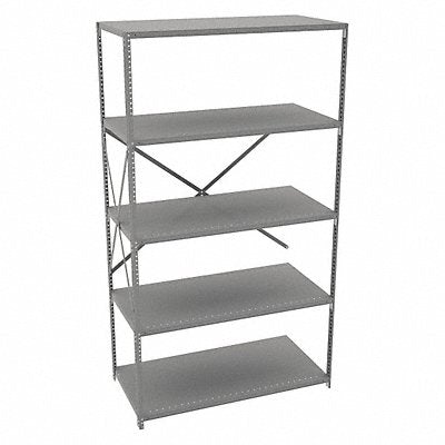 TENNSCO QOH54824AB Metal Shelving Cap 550 lb 24inx84inx48in