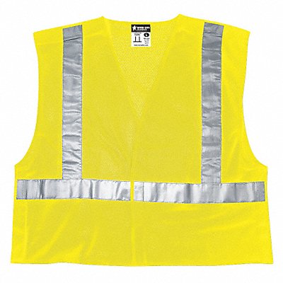 MCR SAFETY CL2MLL Tear Away Safety Vest L