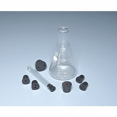 GRAINGER RSTPK3 Stopper Sz 00 to 7 Black 0 PK72