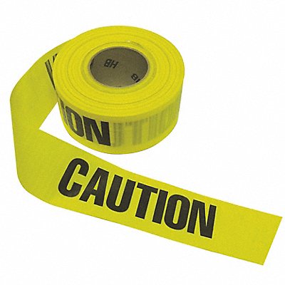 GRAINGER BTR055 Barricade Tape Red/Yellow 500 ft L 3 in