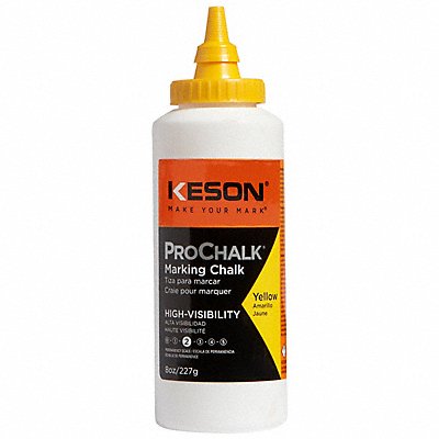 KESON 8Y Marking Chalk Refill Yellow 8 Oz