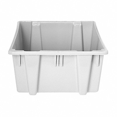 RUBBERMAID COMMERCIAL PRODUCTS FG172200Grey Stack and Nest Ctr Grey Solid Plastic