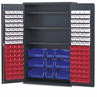 VARI-TUFF 7842 Bin Cab 78 x48 x24 SmkGry 137YellowBns